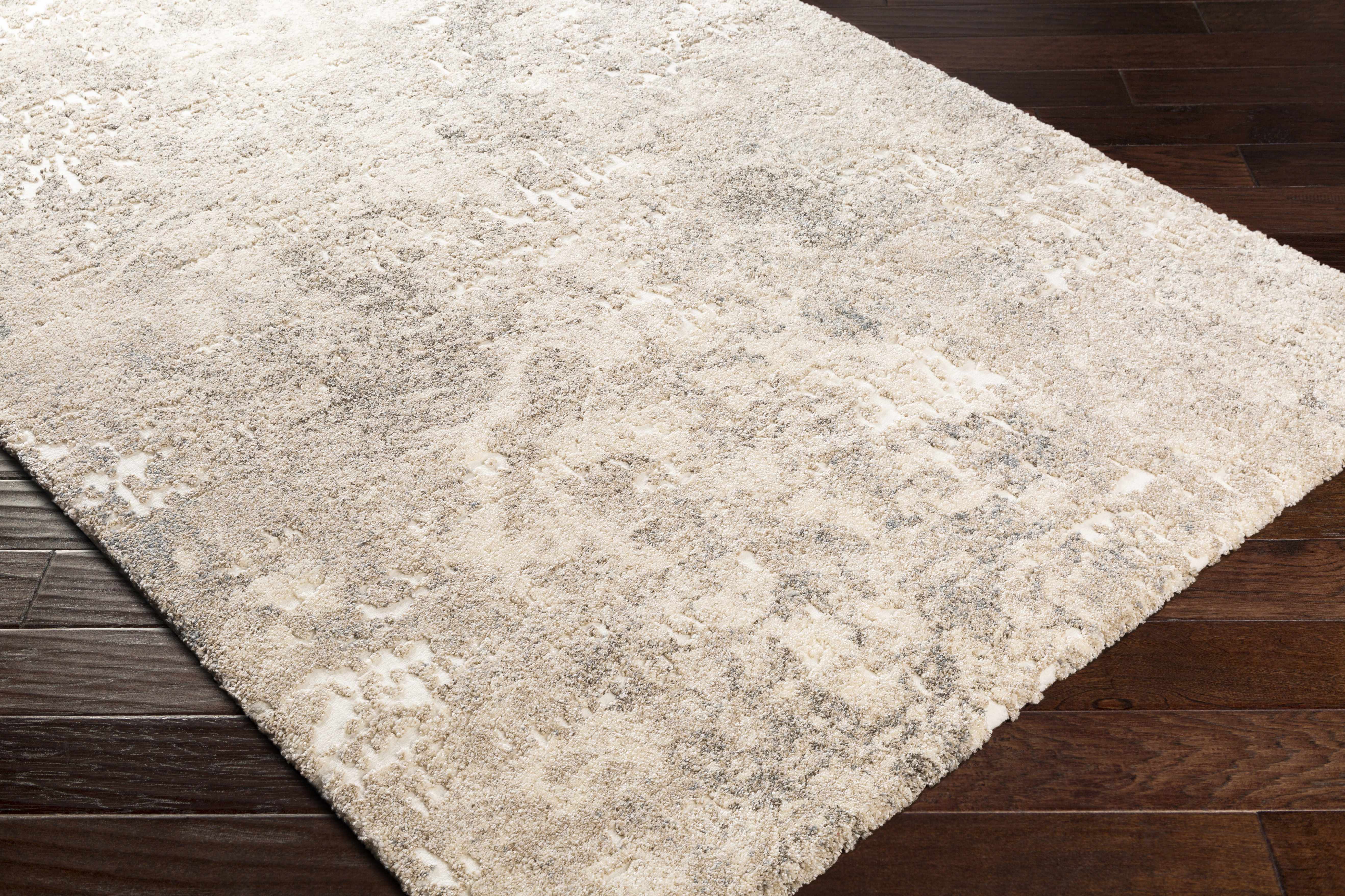 Holtsville Abstract Ivory Thick  Rug - Image 10