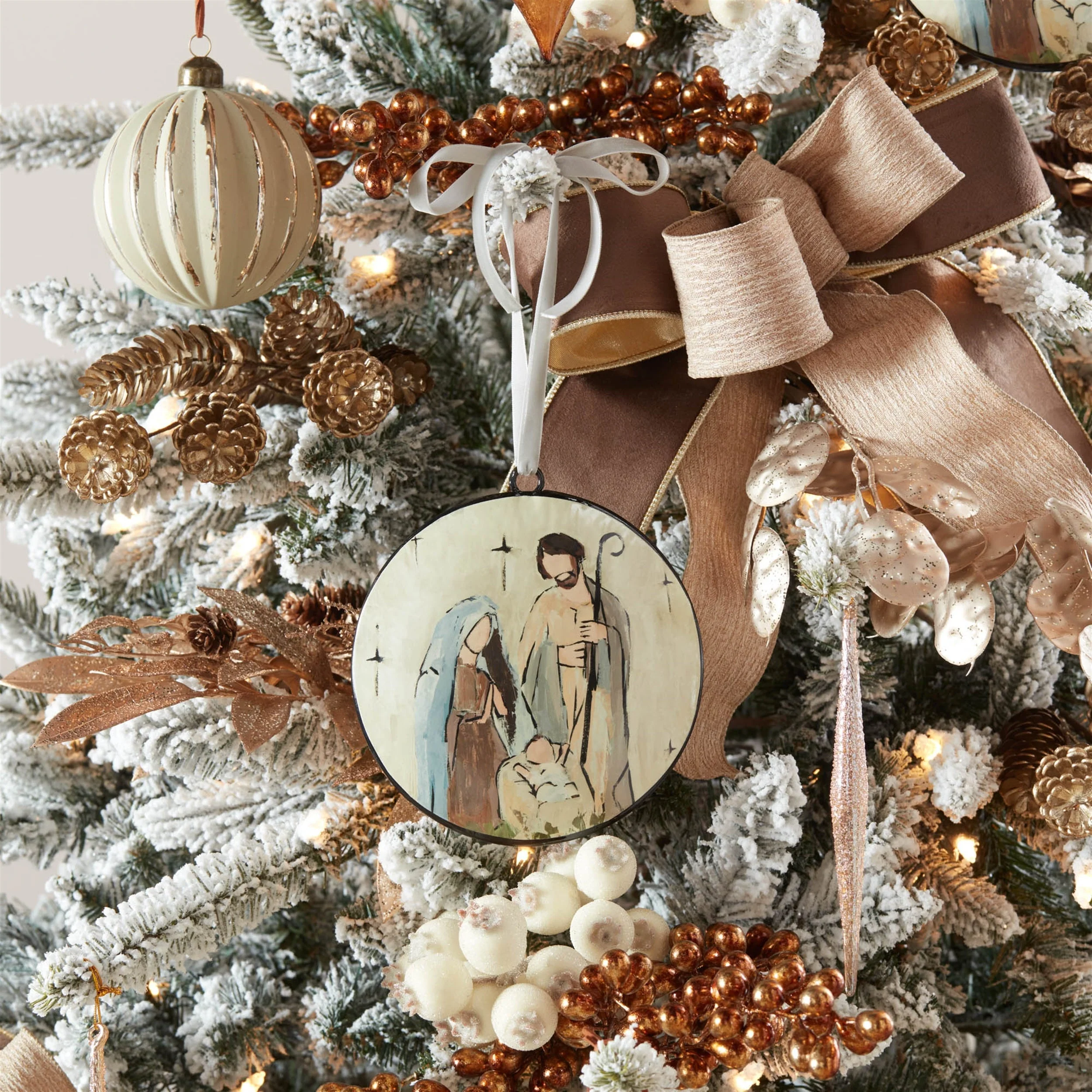 Holy Family Disc Ornament (Set of 12) - Image 4