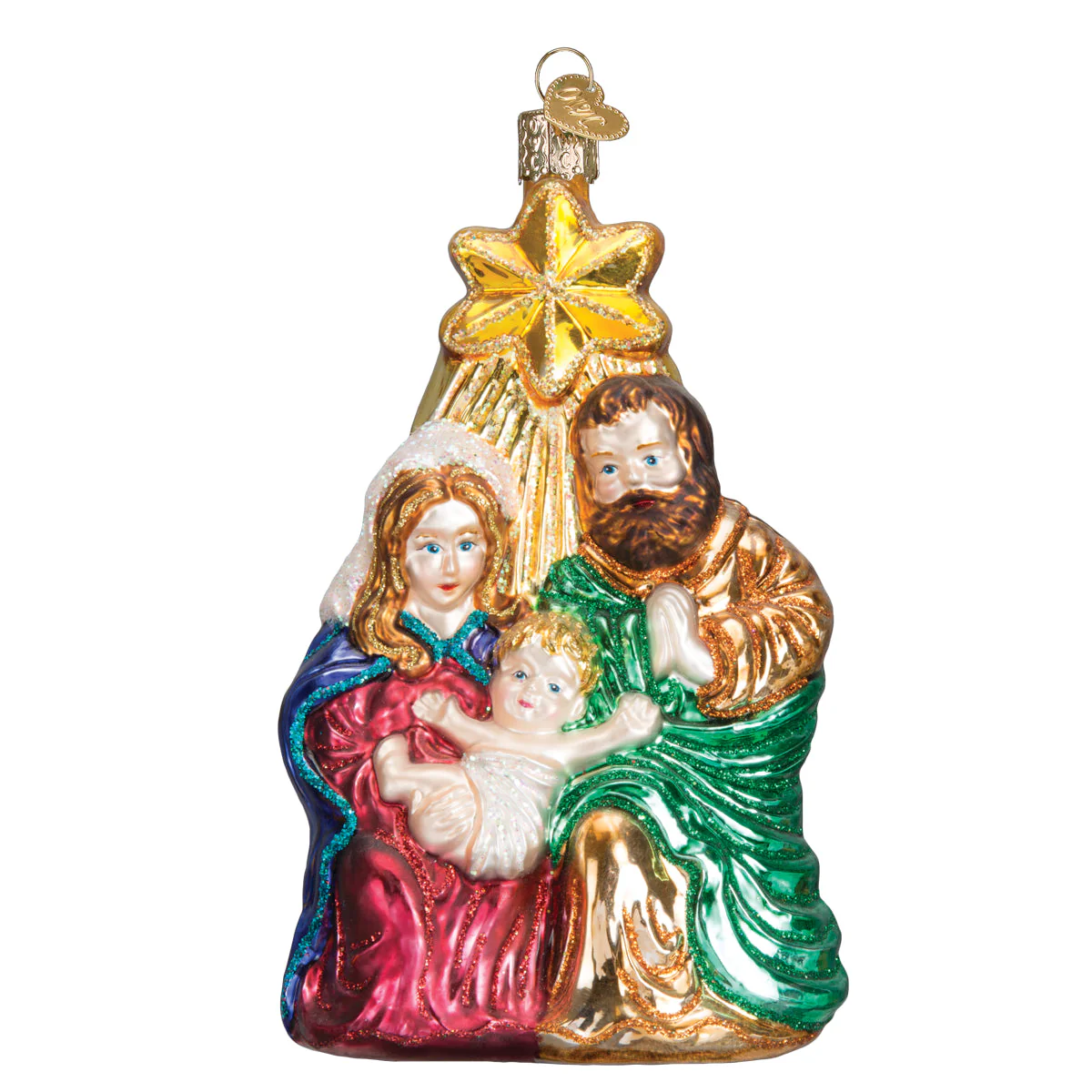 Holy Family With Star Christmas Ornament - Image 3