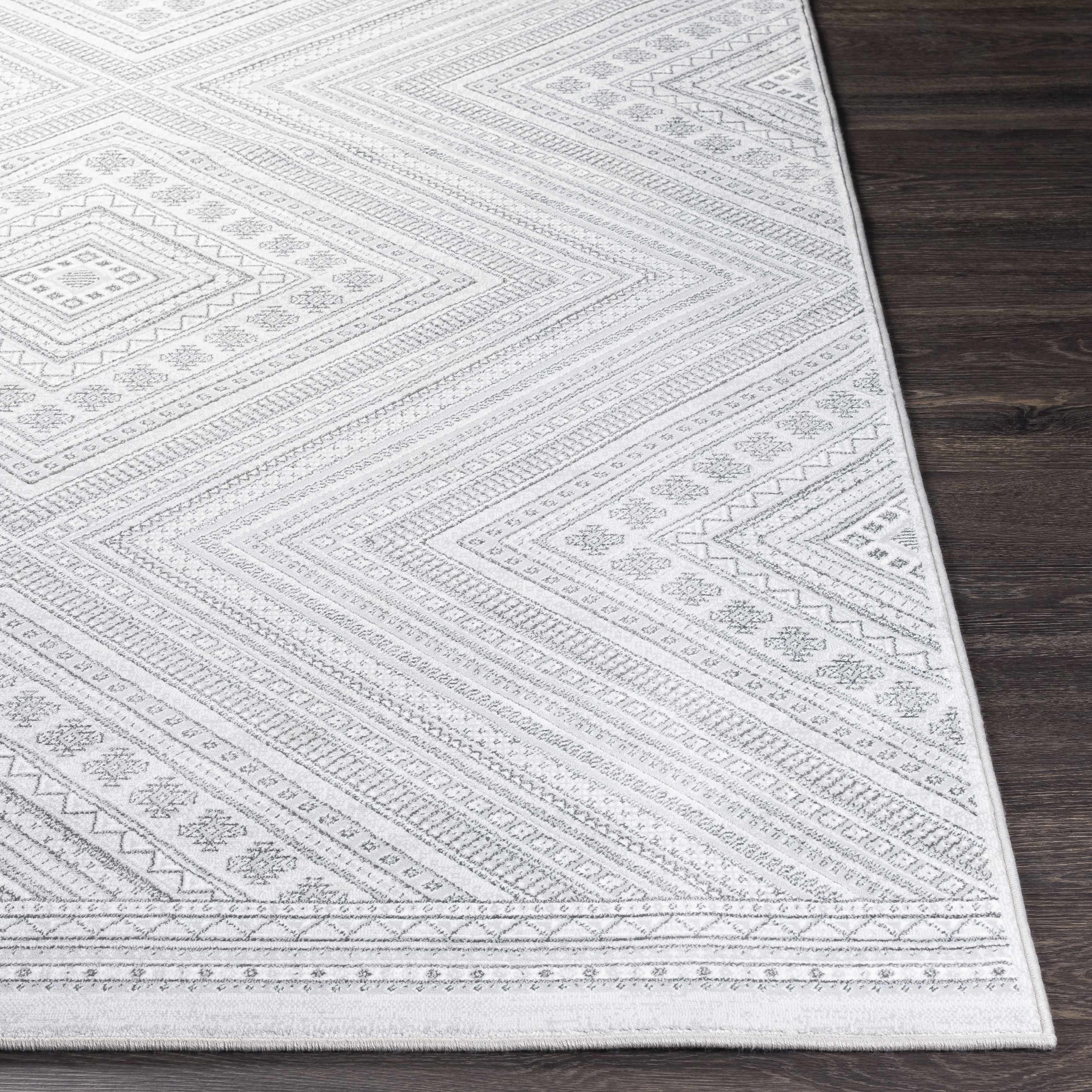Holytown 5x7 Gray Geometric Rug - Clearance - Image 5
