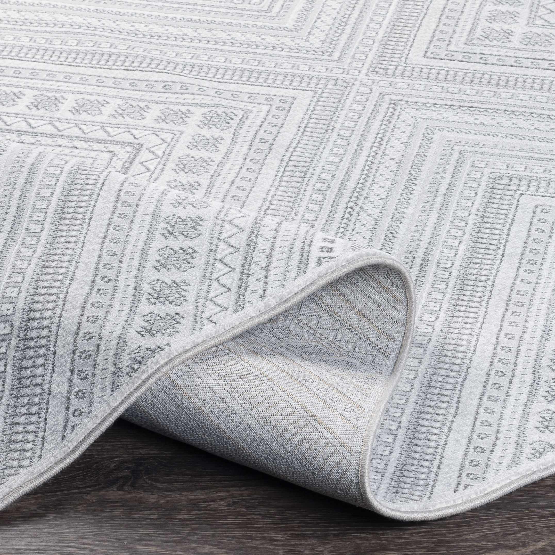 Holytown 5x7 Gray Geometric Rug - Clearance - Image 6