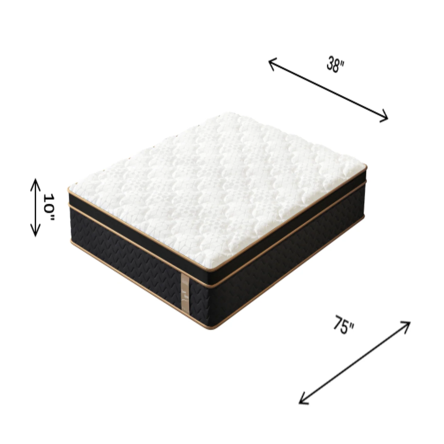 Home 10" Flexpedic Luxury Memory Foam & Pocket Spring Mattress - Image 11