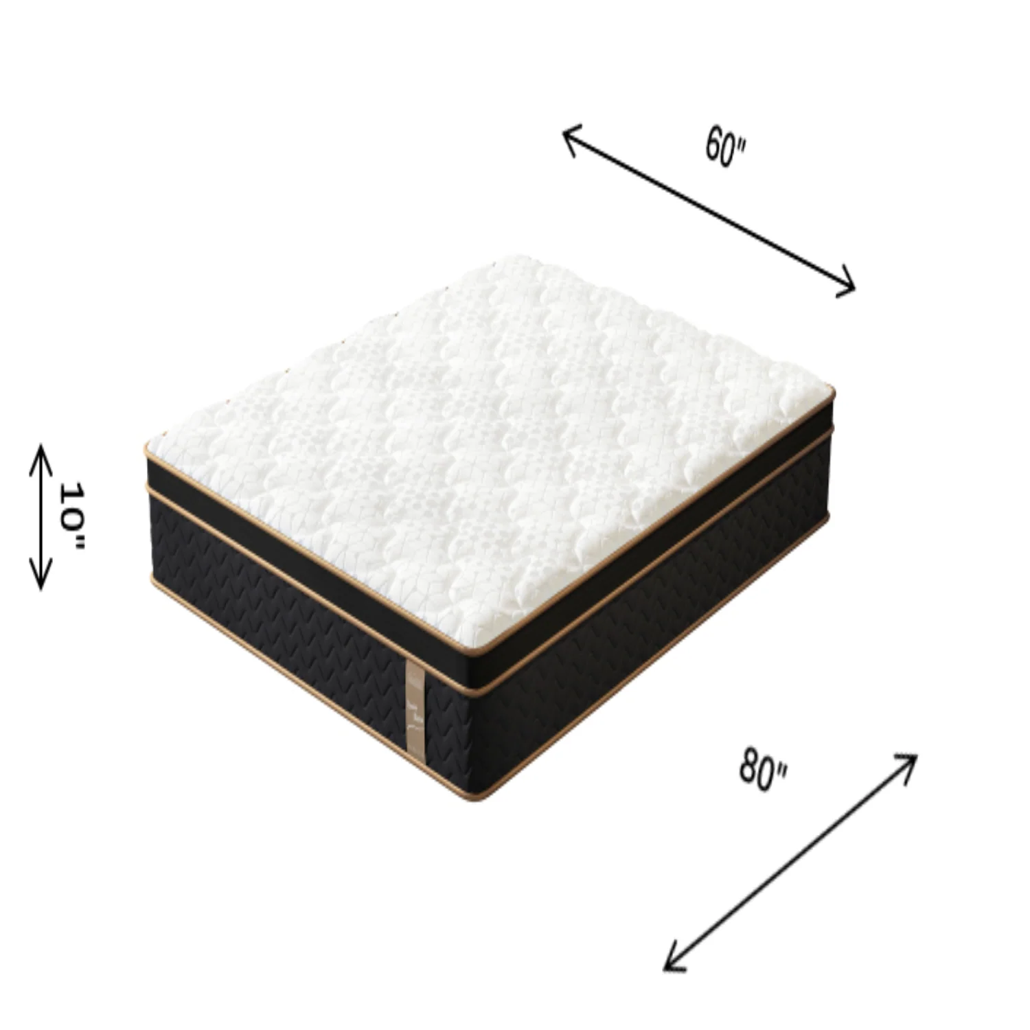 Home 10" Flexpedic Luxury Memory Foam & Pocket Spring Mattress - Image 12