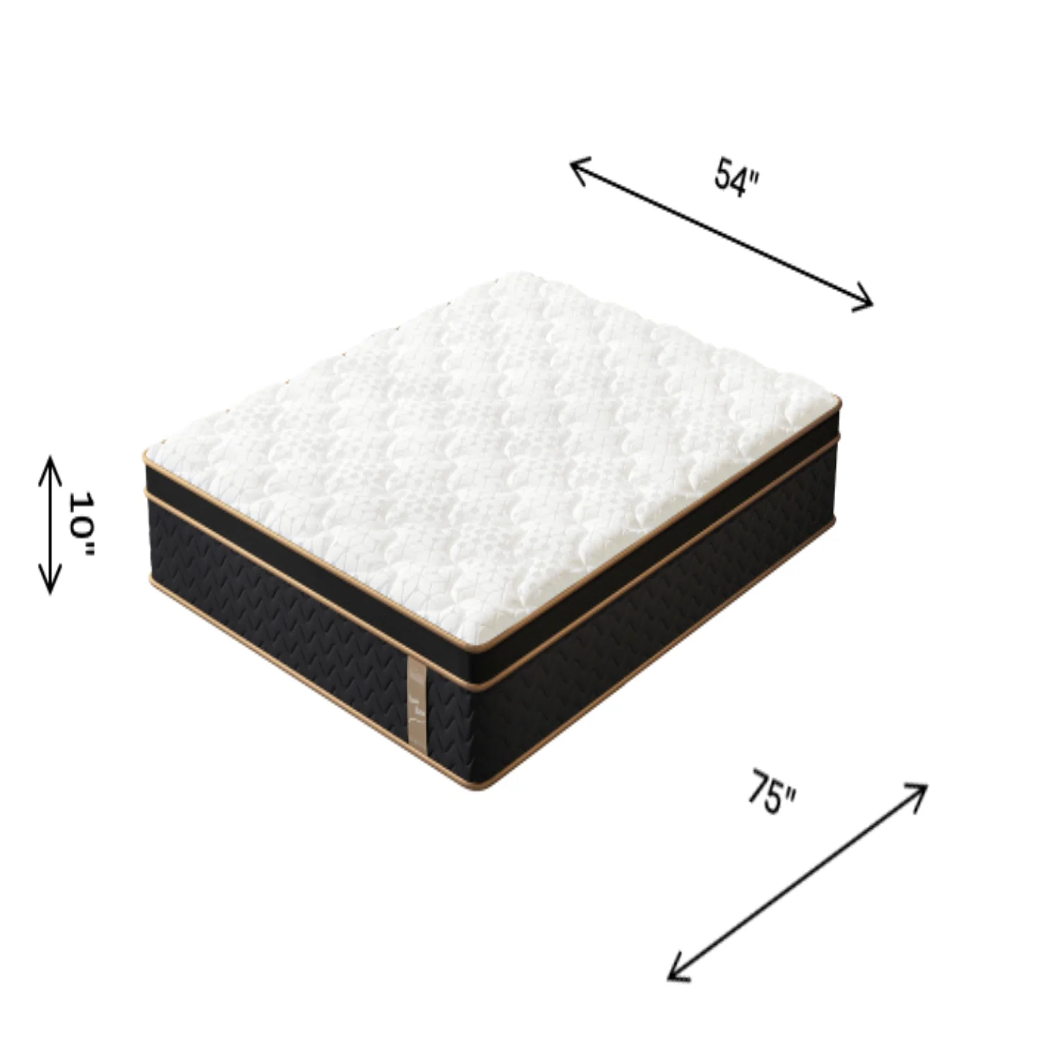 Home 10" Flexpedic Luxury Memory Foam & Pocket Spring Mattress - Image 8
