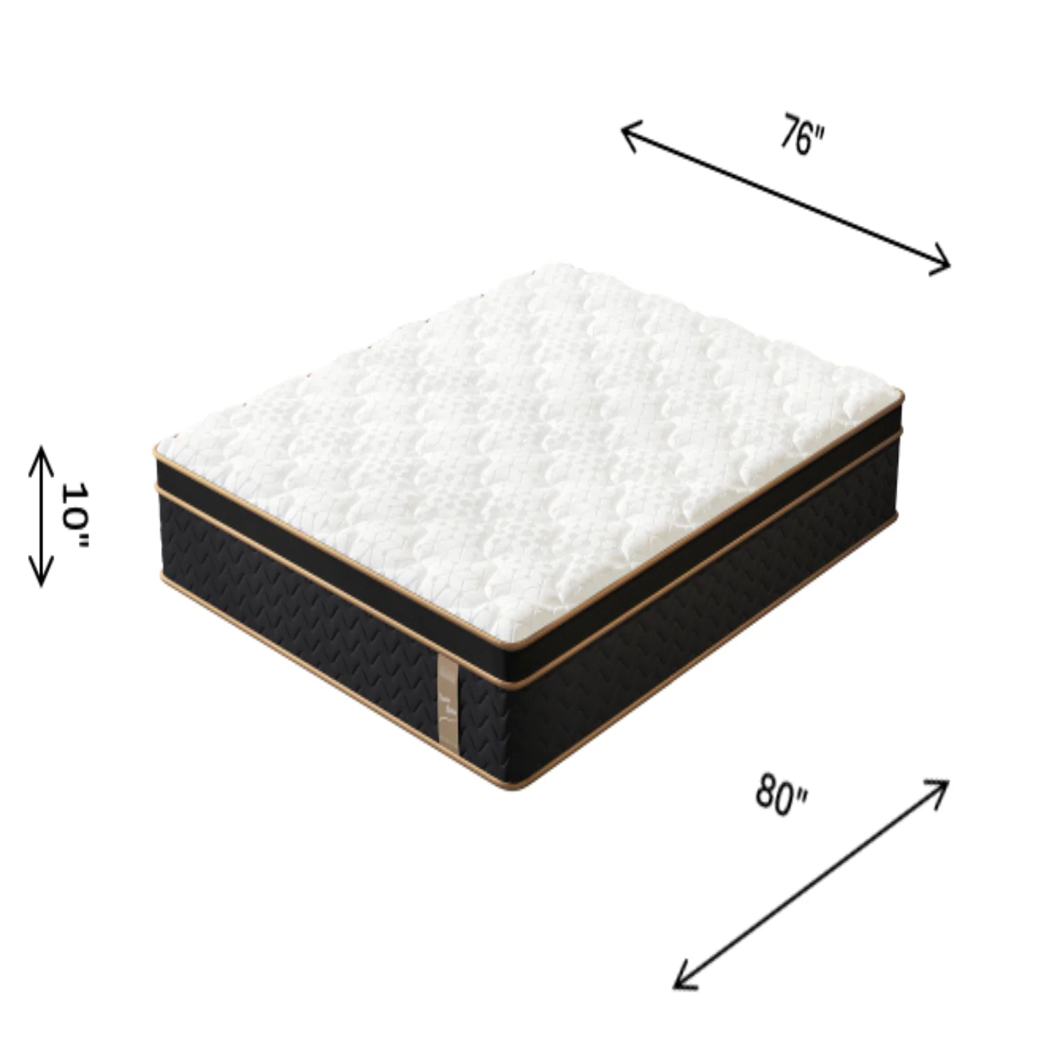 Home 10" Flexpedic Luxury Memory Foam & Pocket Spring Mattress - Image 9