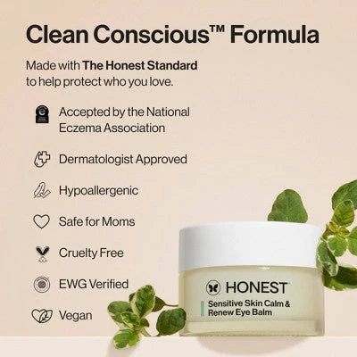 Honest Beauty Calm & Renew Melting Eye Balm with Calming Phyto-Blend 0.5oz - Image 8
