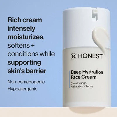 Honest Beauty Deep Hydration Face Cream with Shea Butter 1.7 fl oz - Missing Box - Image 5