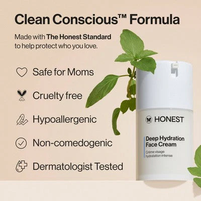 Honest Beauty Deep Hydration Face Cream with Shea Butter 1.7 fl oz - Missing Box - Image 8
