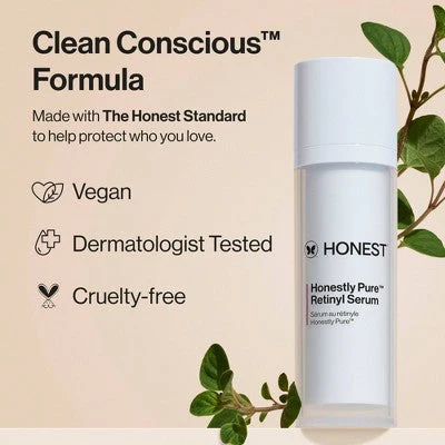 Honest Beauty Honestly Pure Retinyl Serum with Retinyl Linoleate 1.0 fl oz - New - Image 7