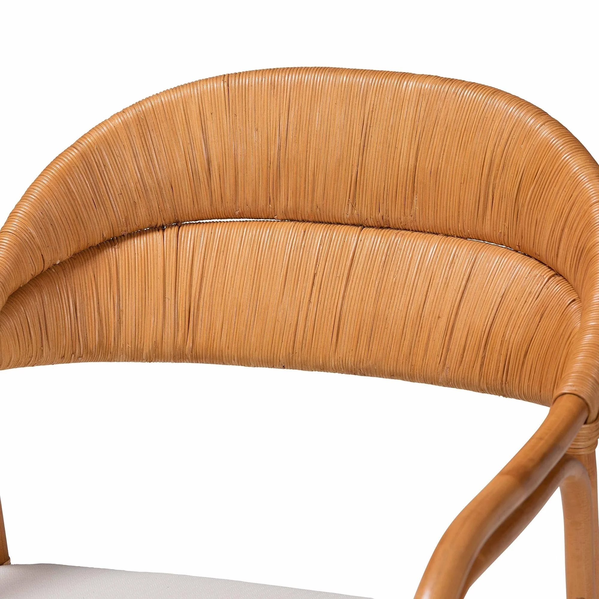 Honey Rattan Accent Chair - Image 5