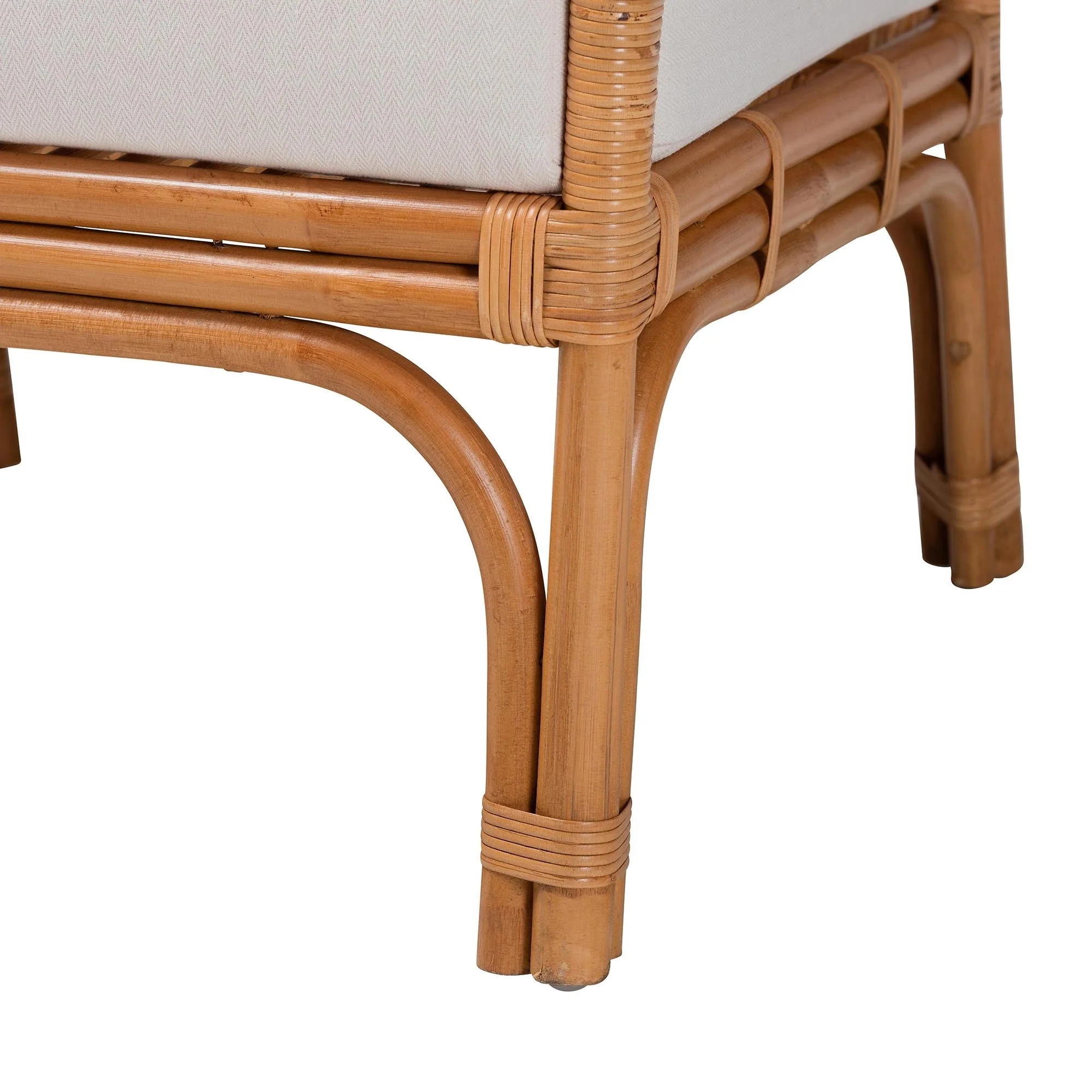 Honey Rattan Accent Chair - Image 6