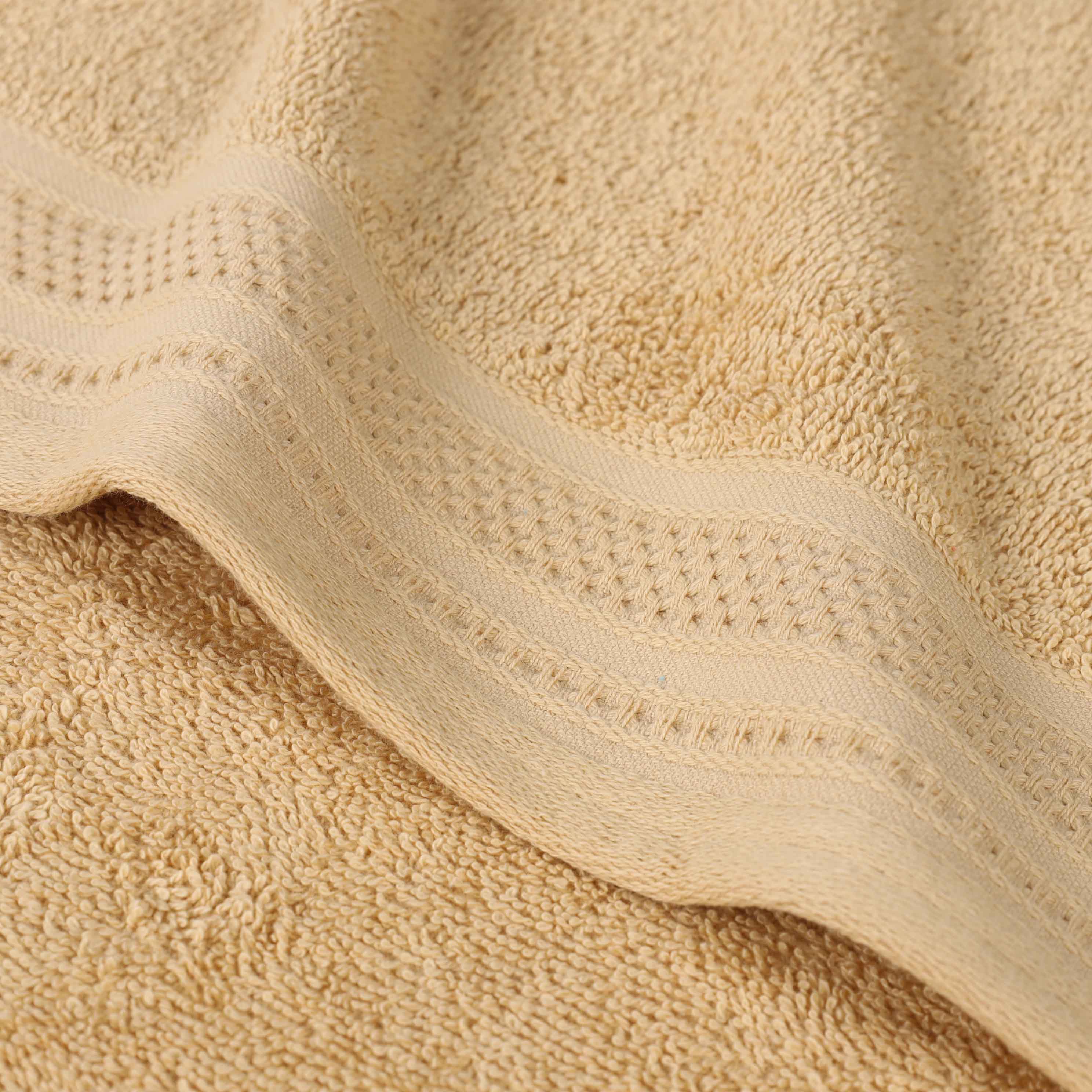 Honeycomb Textured Waffle Border Cotton Bath Towels, Set of 4 - Image 33