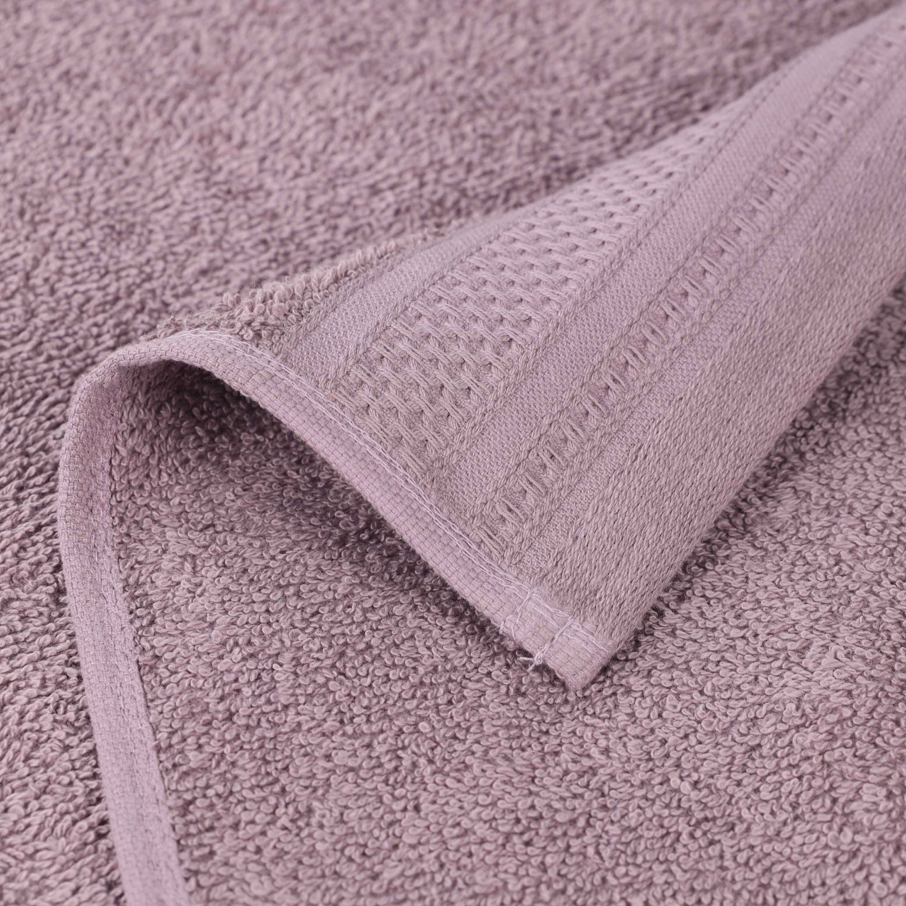 Honeycomb Textured Waffle Border Cotton Bath Towels, Set of 4 - Image 77