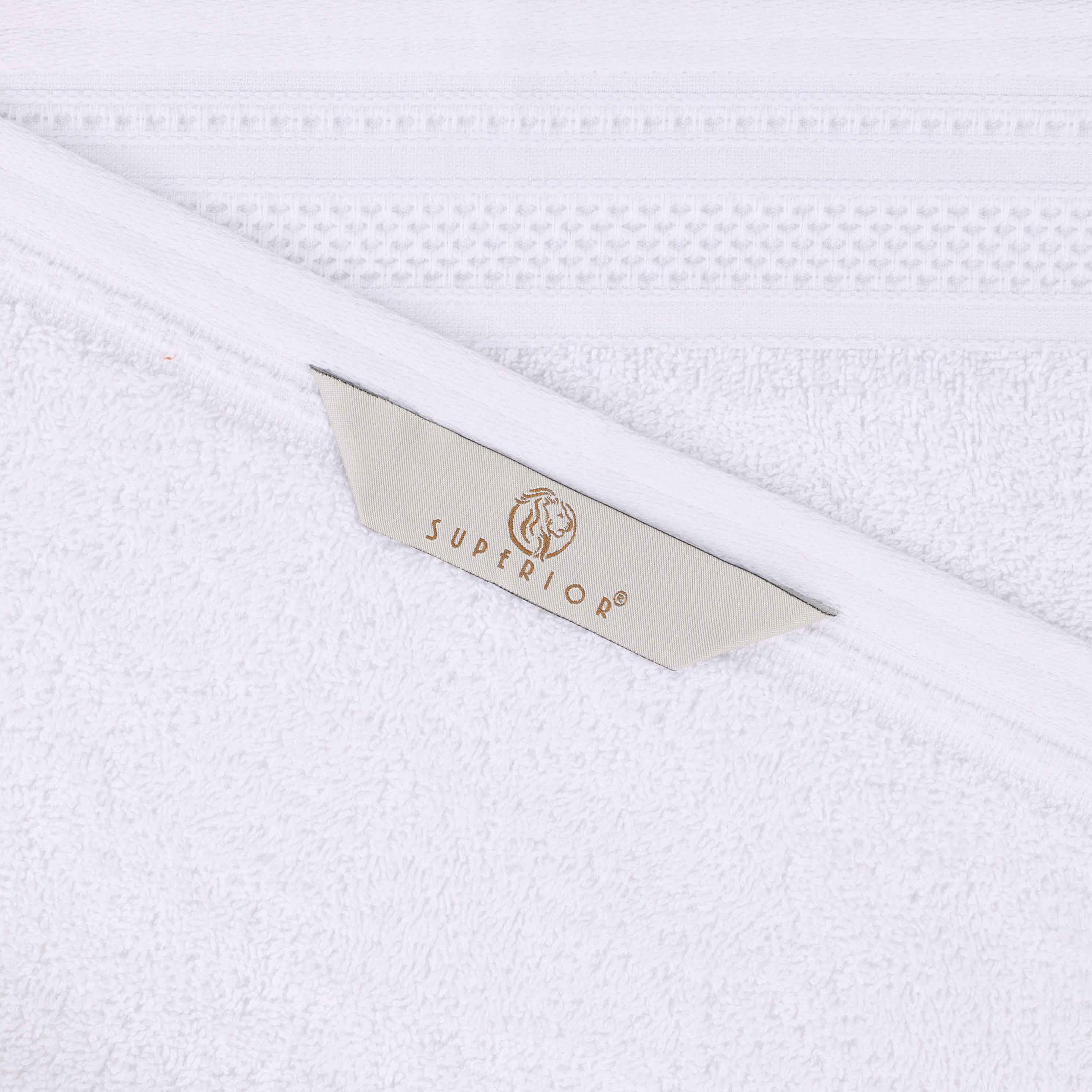 Honeycomb Textured Waffle Border Cotton Bath Towels, Set of 4 - Image 88