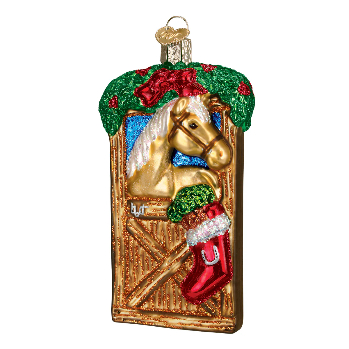 Horse In Stall Ornament - Image 3