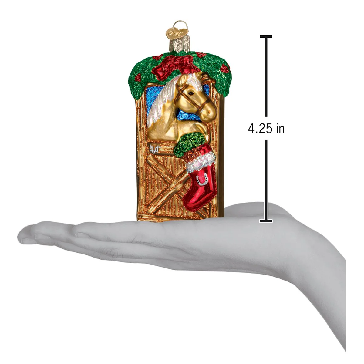 Horse In Stall Ornament - Image 6
