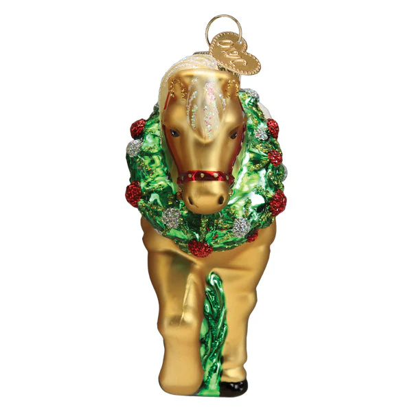 Horse With Wreath Ornament - Image 5
