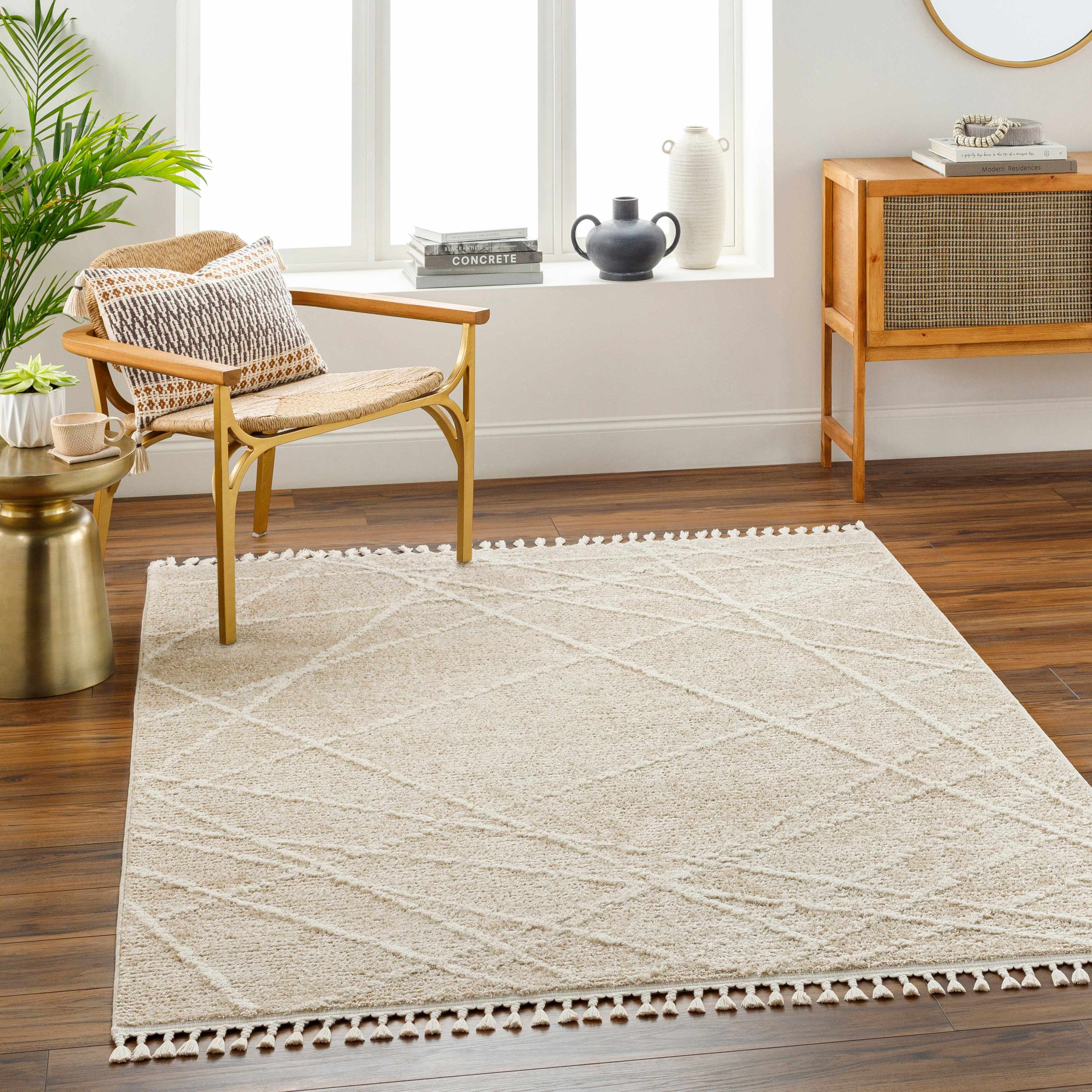Hosea Cream Area Rug - Clearance - Image 2