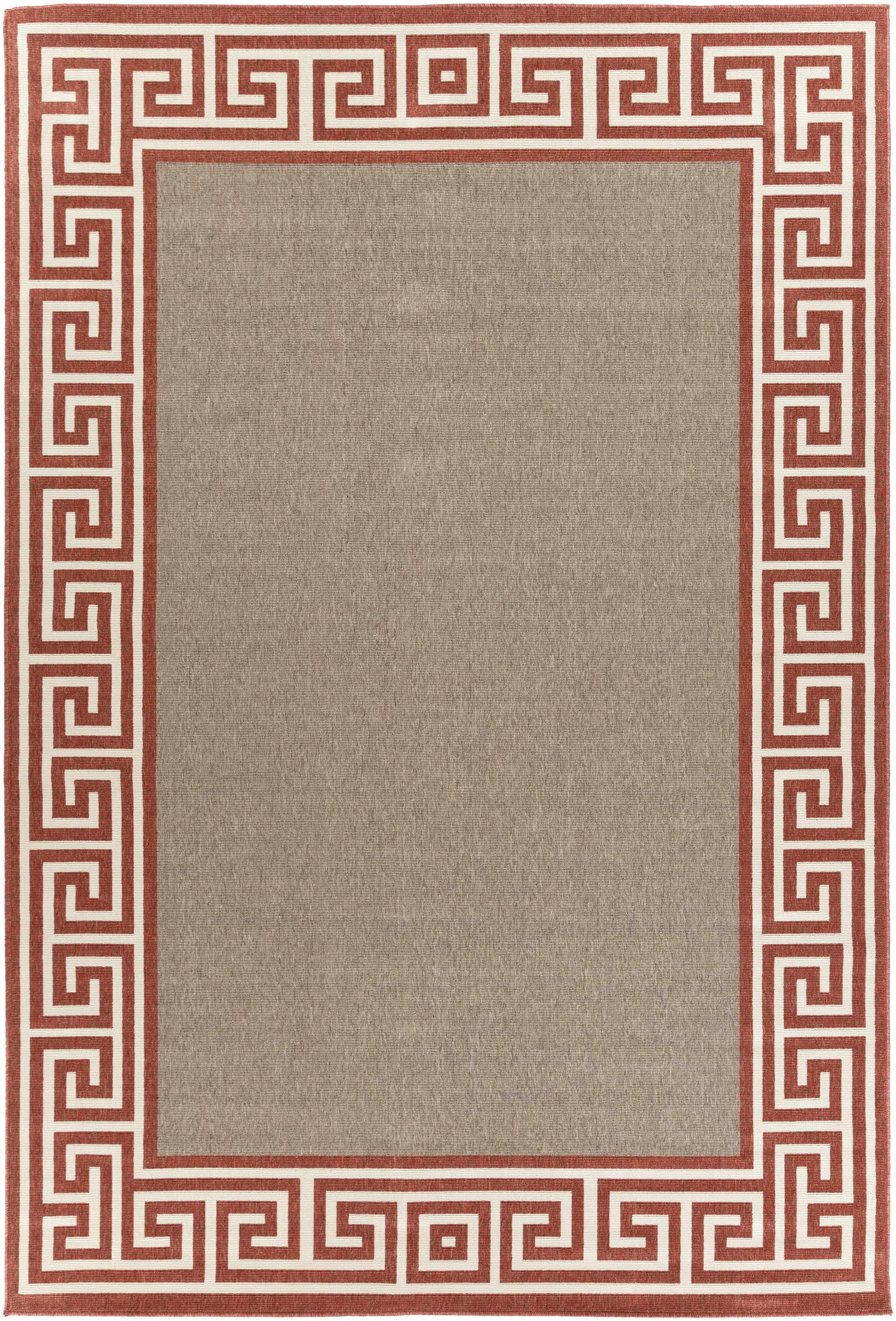 Houtz Red Border Greek Rug - Clearance - Image 10