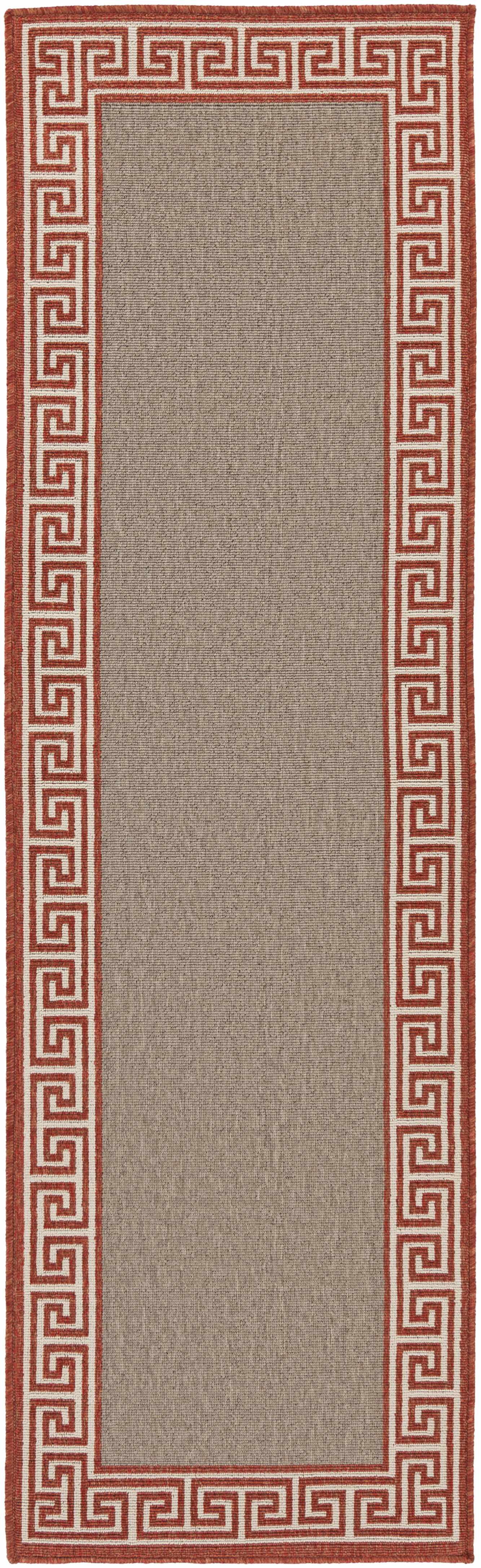 Houtz Red Border Greek Rug - Clearance - Image 11