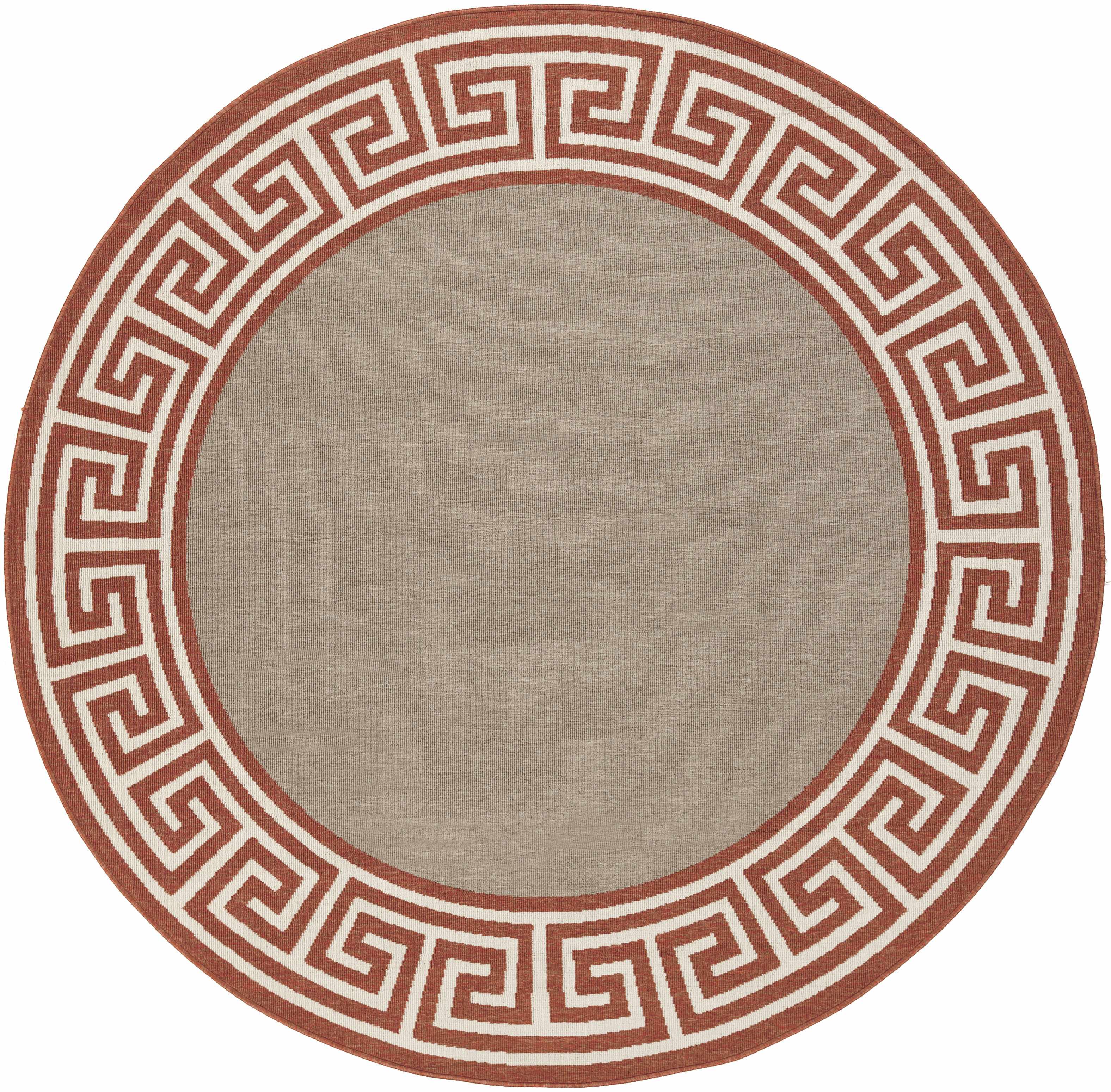 Houtz Red Border Greek Rug - Clearance - Image 3
