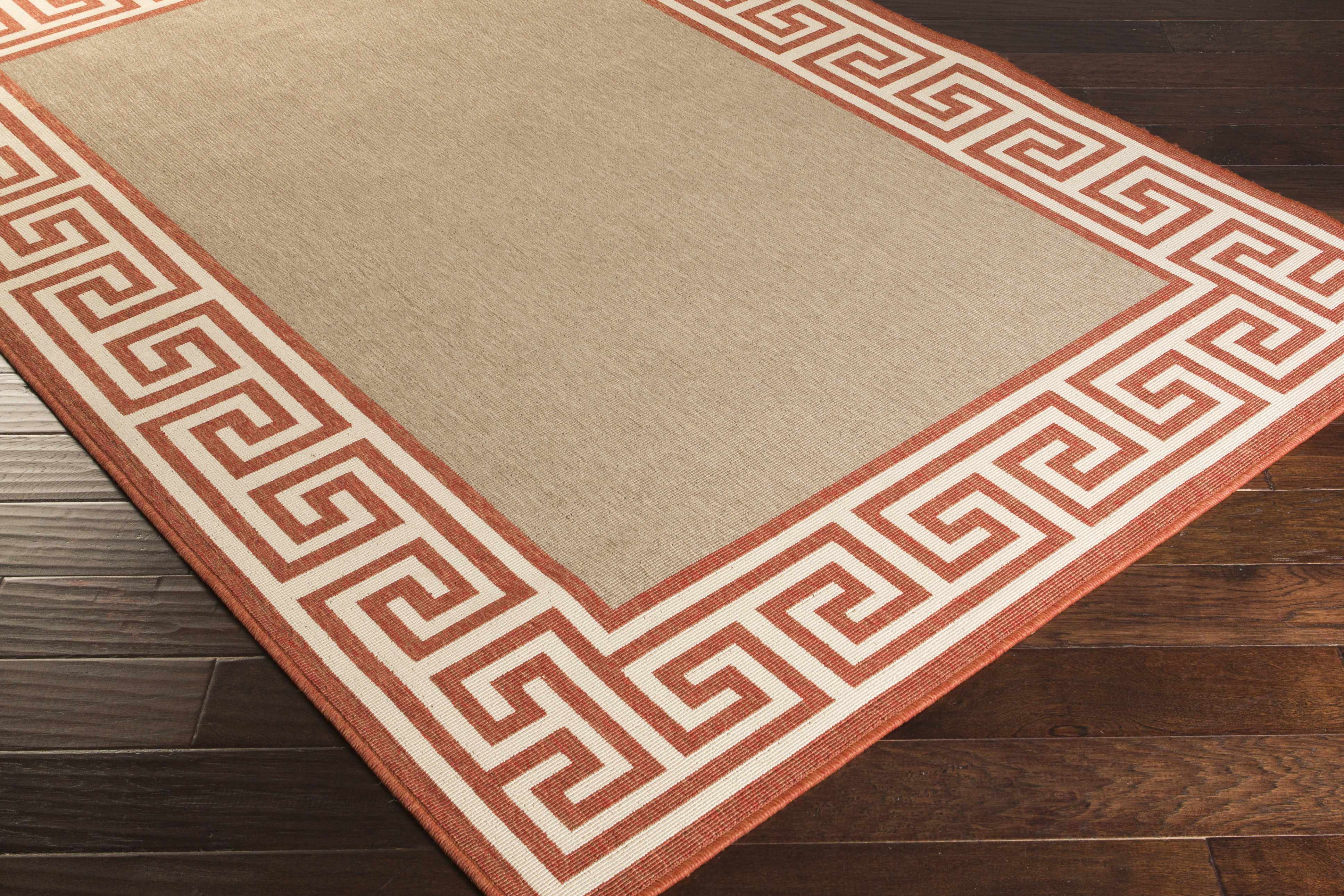Houtz Red Border Greek Rug - Clearance - Image 5