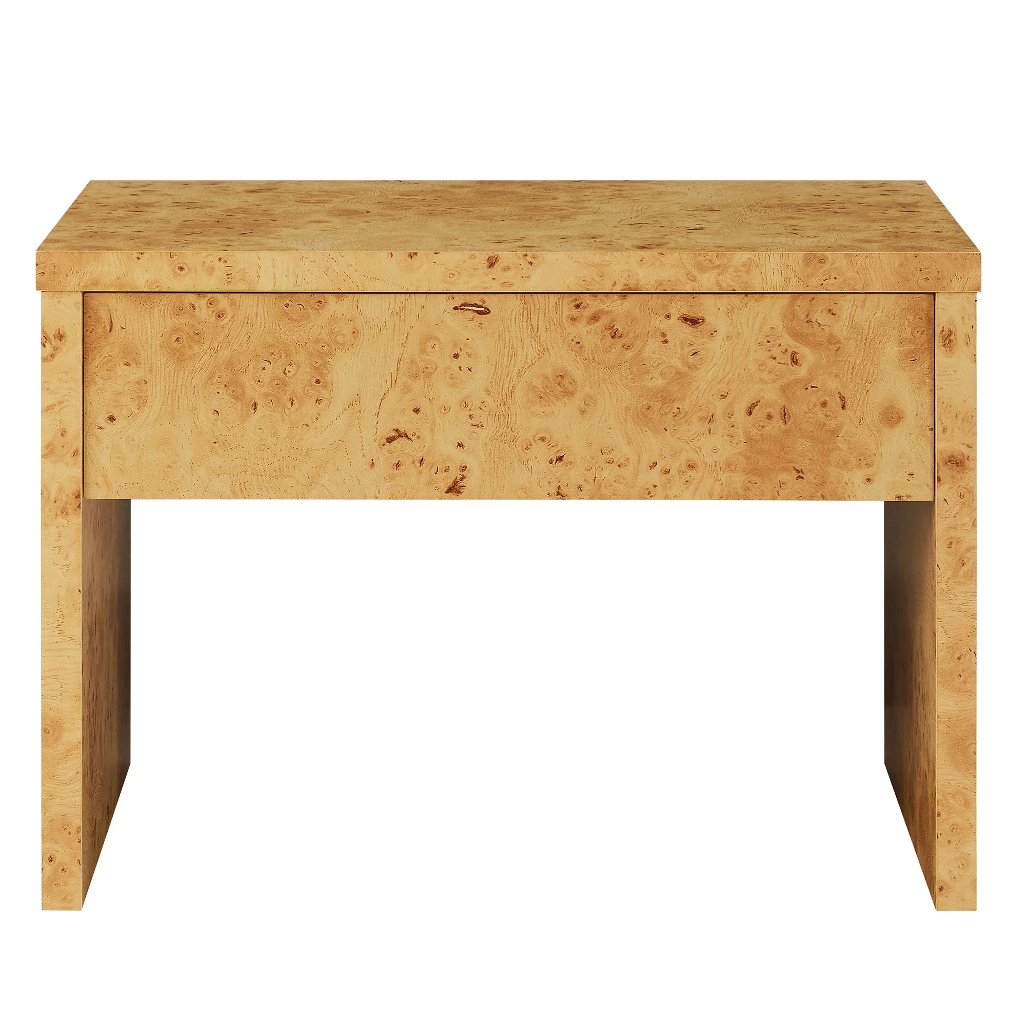 Hudson 1-Drawer Burl Wood Nightstand by Modway - Image 6