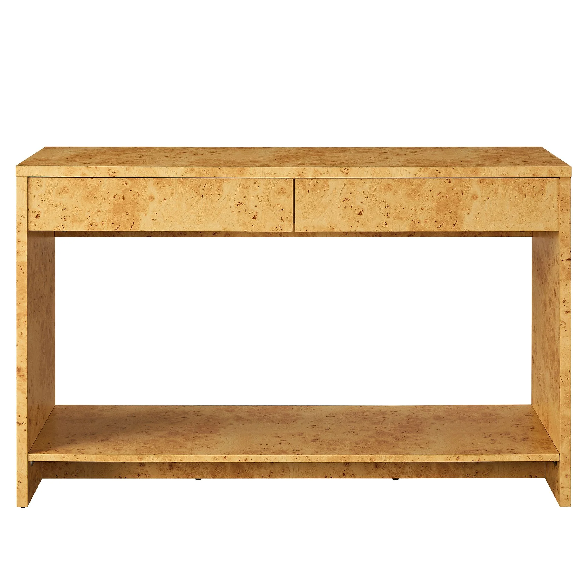 Hudson 2-Drawer Burl Wood Console Table by Modway - Image 6