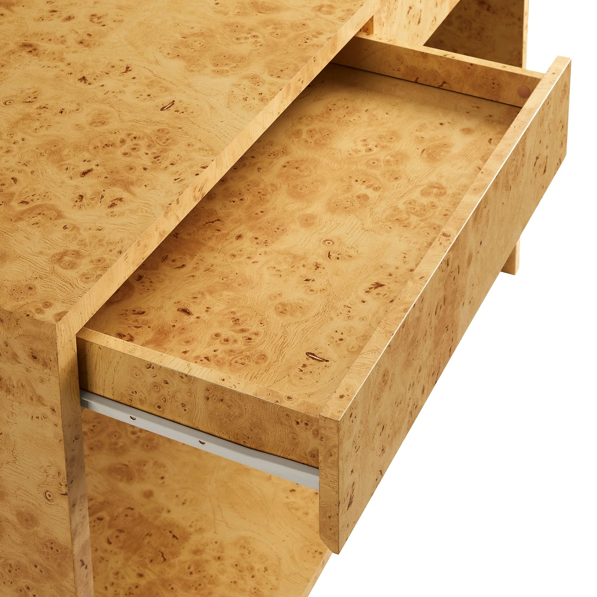 Hudson 2-Drawer Burl Wood Console Table by Modway - Image 7