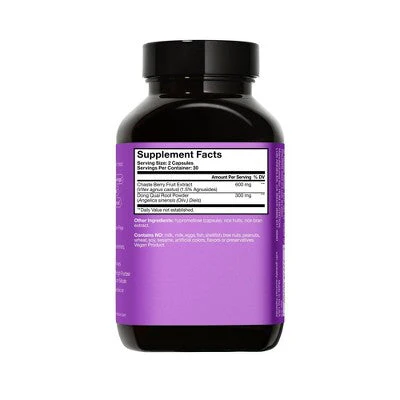 HUM Nutrition Hormone Balance Vegan Capsules 60ct for PMS Relief and Mood Support - Image 2