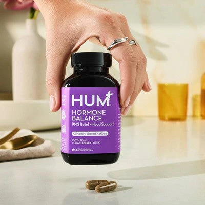 HUM Nutrition Hormone Balance Vegan Capsules 60ct for PMS Relief and Mood Support - Image 4