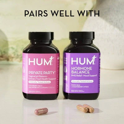 HUM Nutrition Hormone Balance Vegan Capsules 60ct for PMS Relief and Mood Support - Image 8
