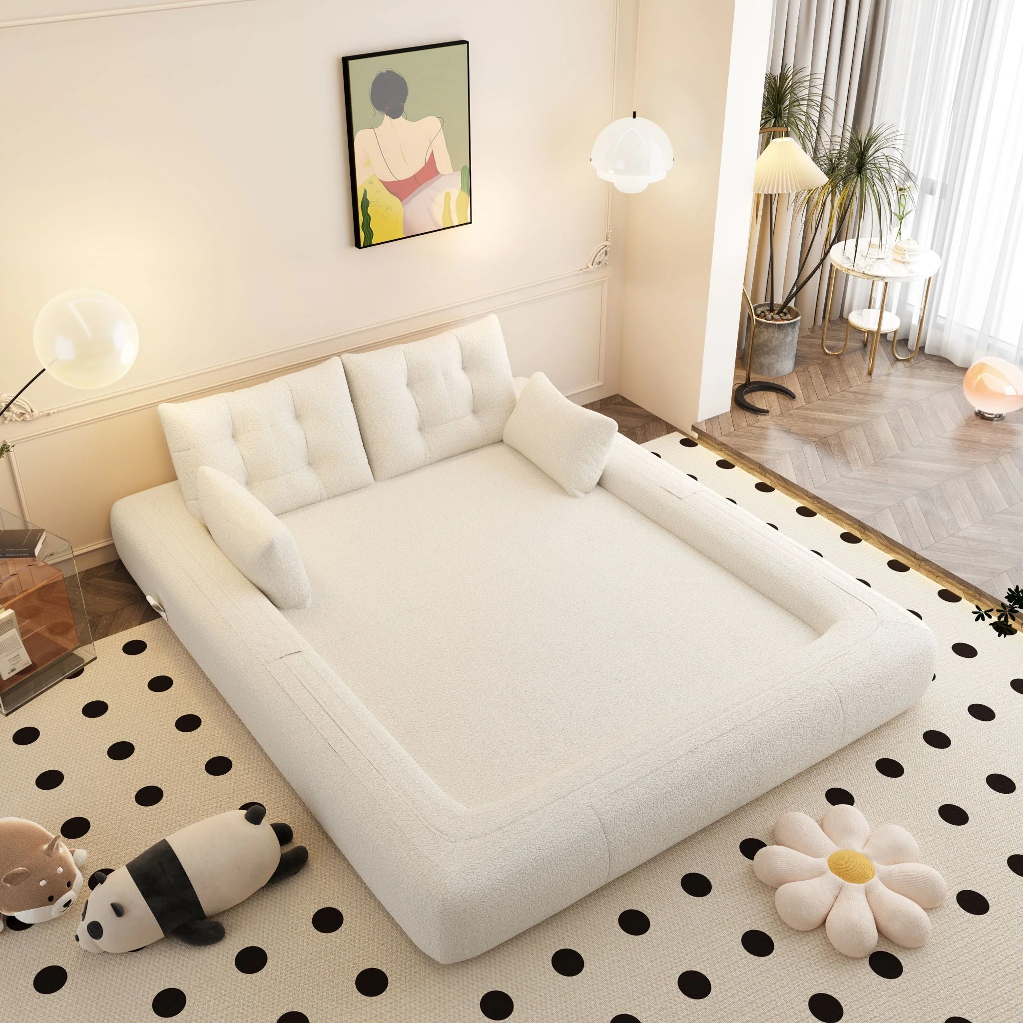 Human Dog Bed, Multi Functional Foldable Sofa Bed, 3 In 1 - Image 13