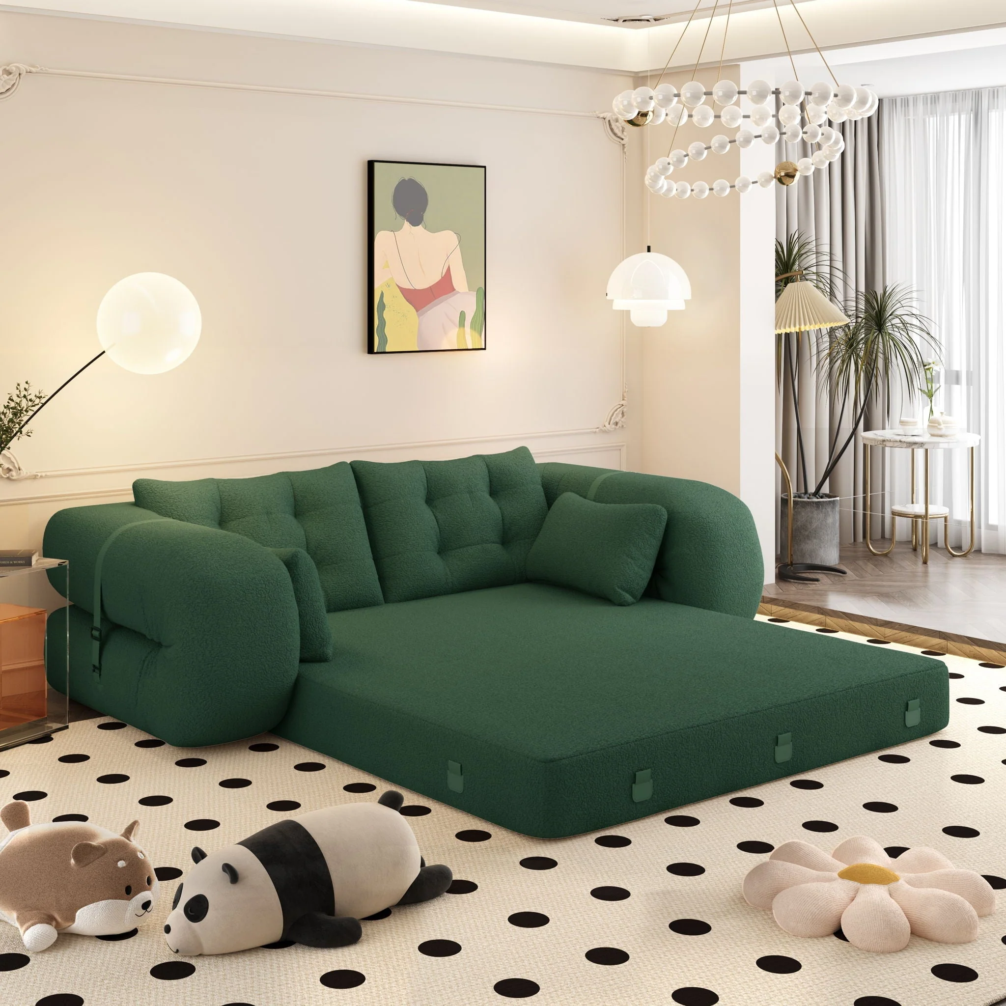 Human Dog Bed, Multi Functional Foldable Sofa Bed, 3 In 1 - Image 6