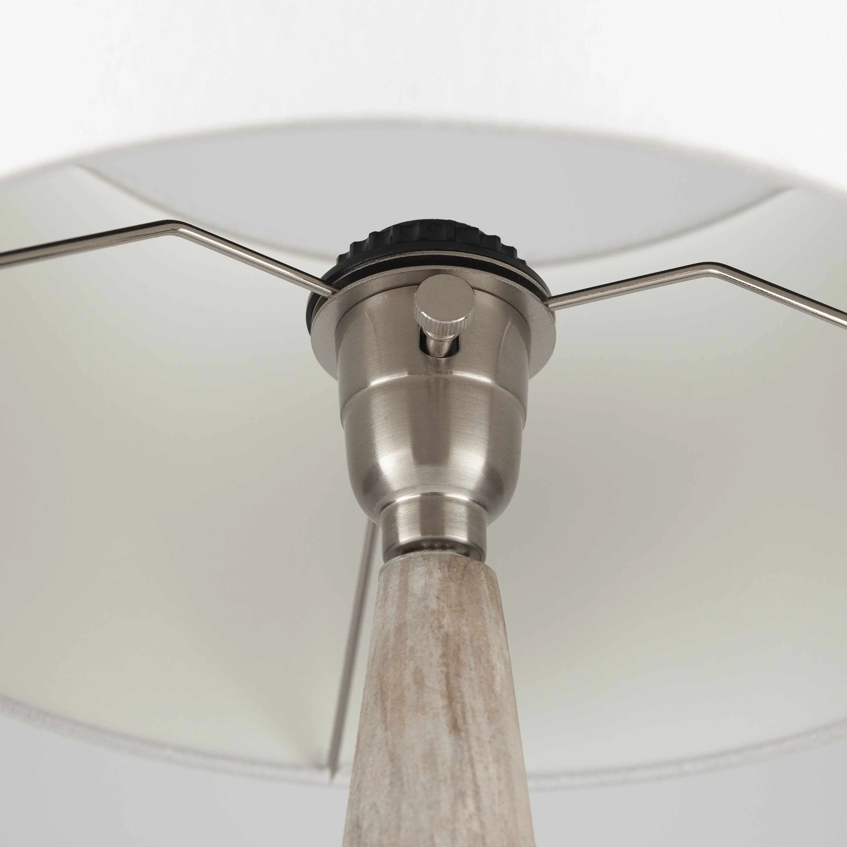 Hydesville Gray Ceramic Table Lamp - Image 5