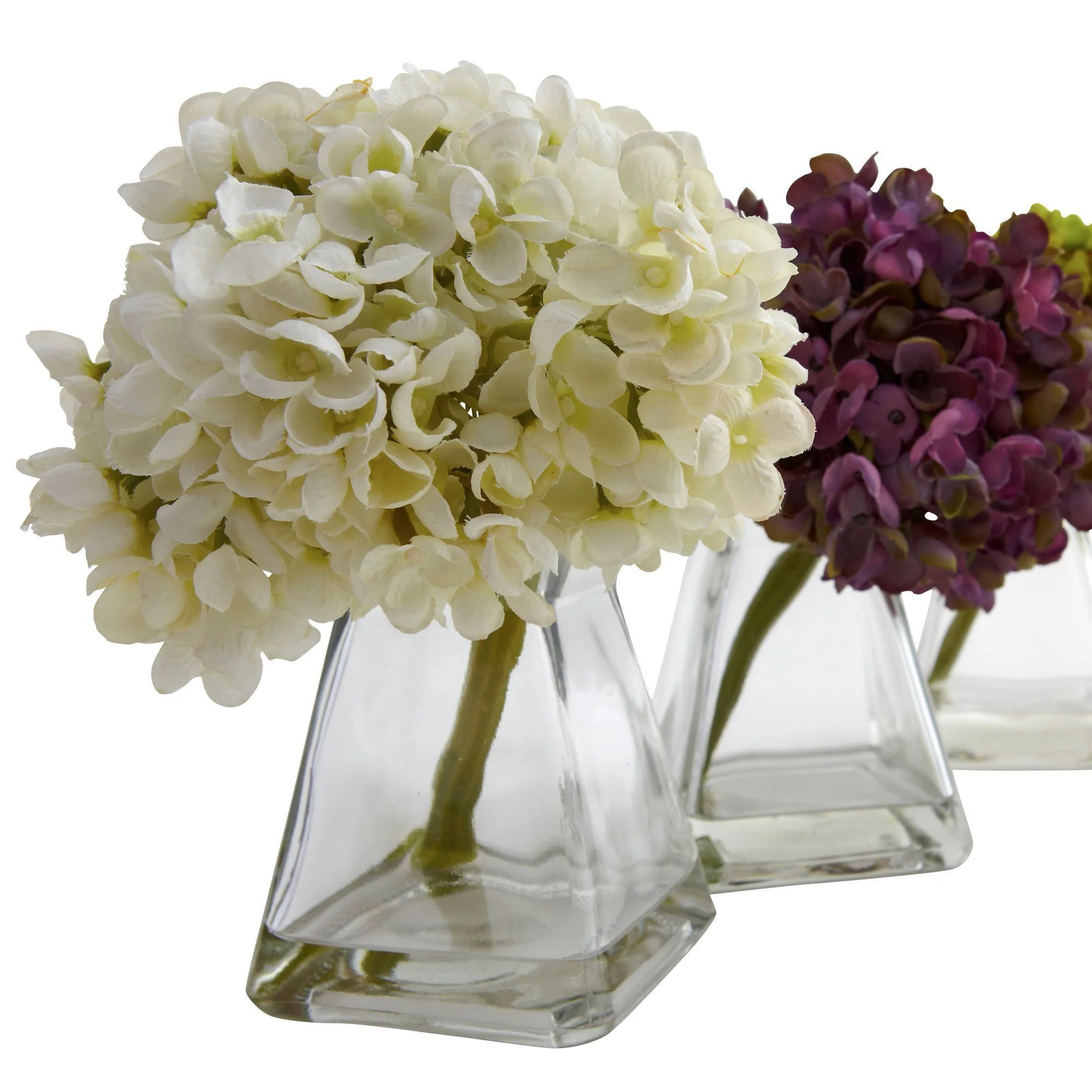 Hydrangea w/Vase (Set of 3) - Image 5