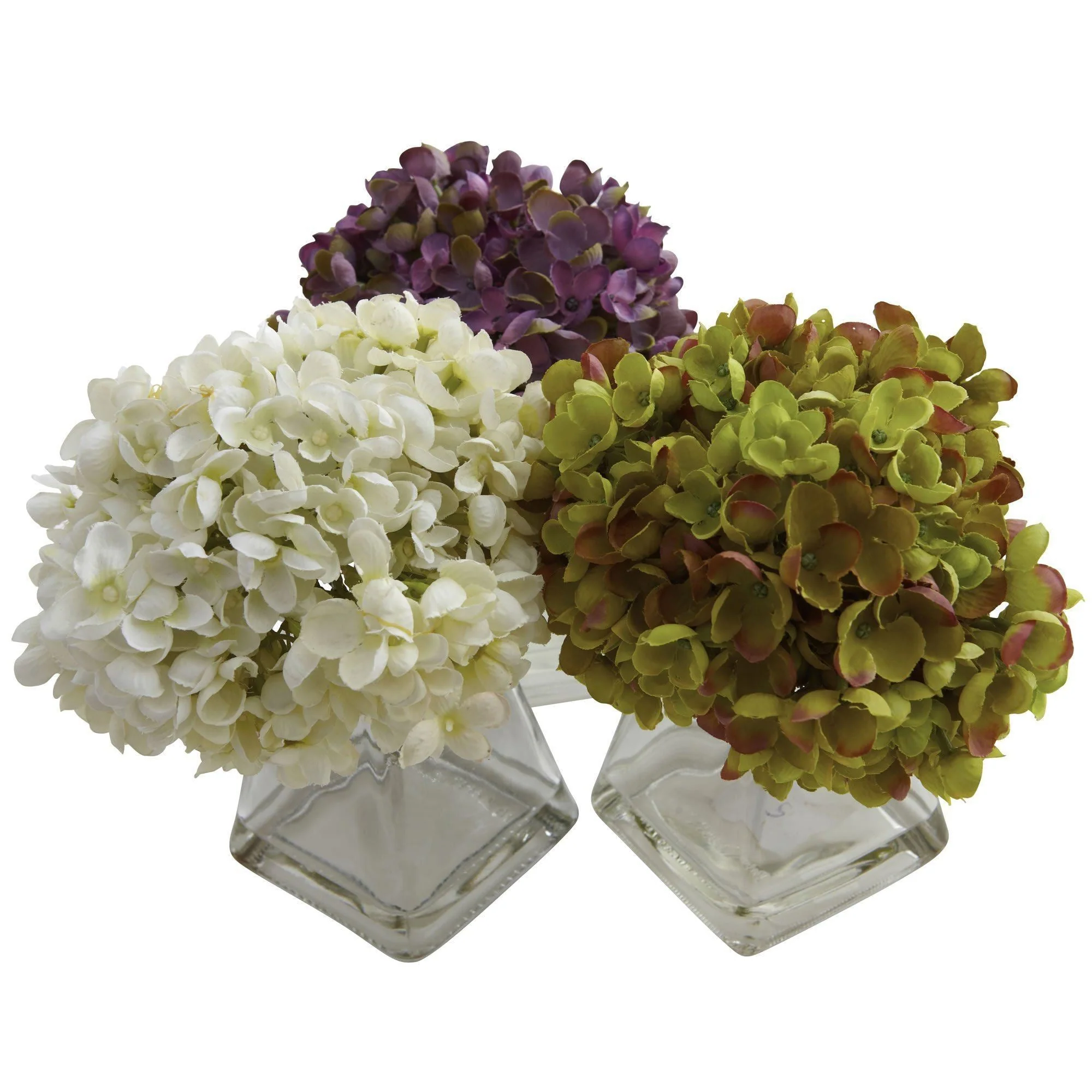 Hydrangea w/Vase (Set of 3) - Image 6