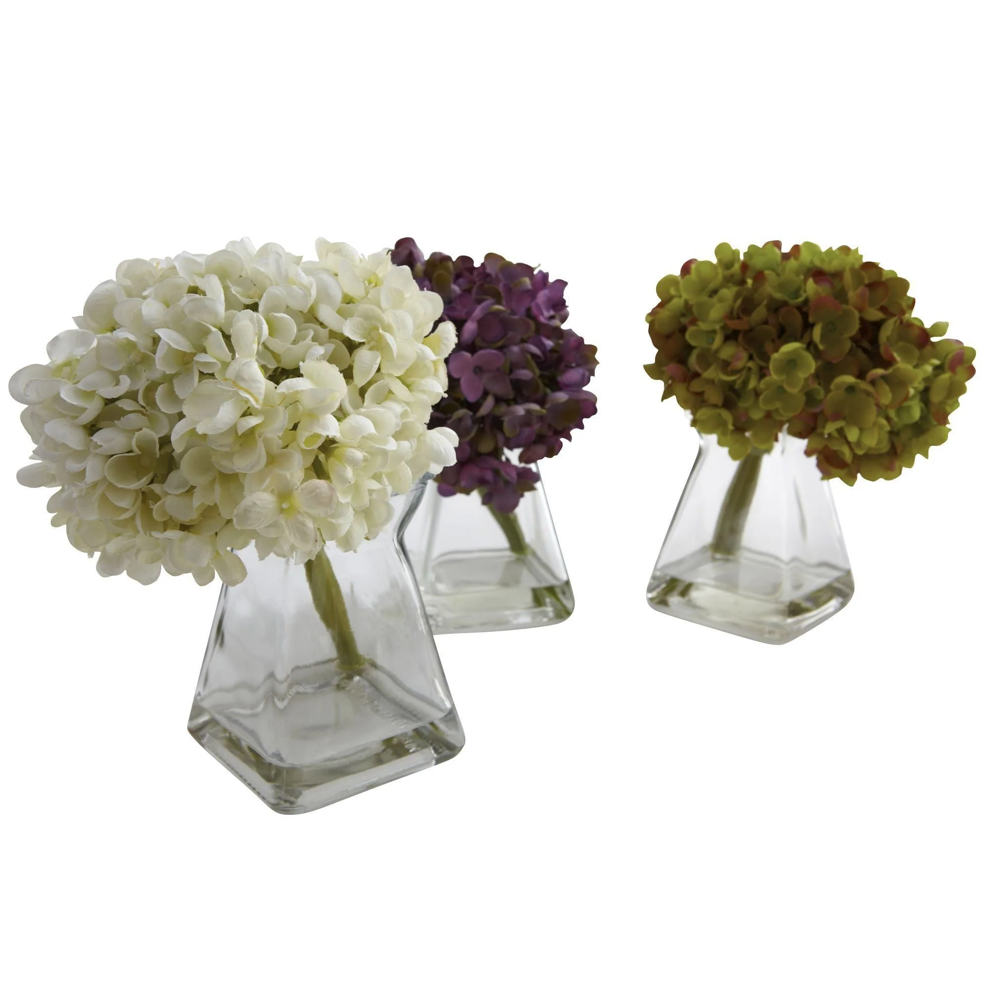 Hydrangea w/Vase (Set of 3) - Image 7
