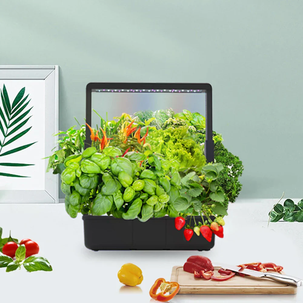 Hydroponic Growing System 15 Pod Indoor Garden Full Spectrum LED Smart Kit - Image 3