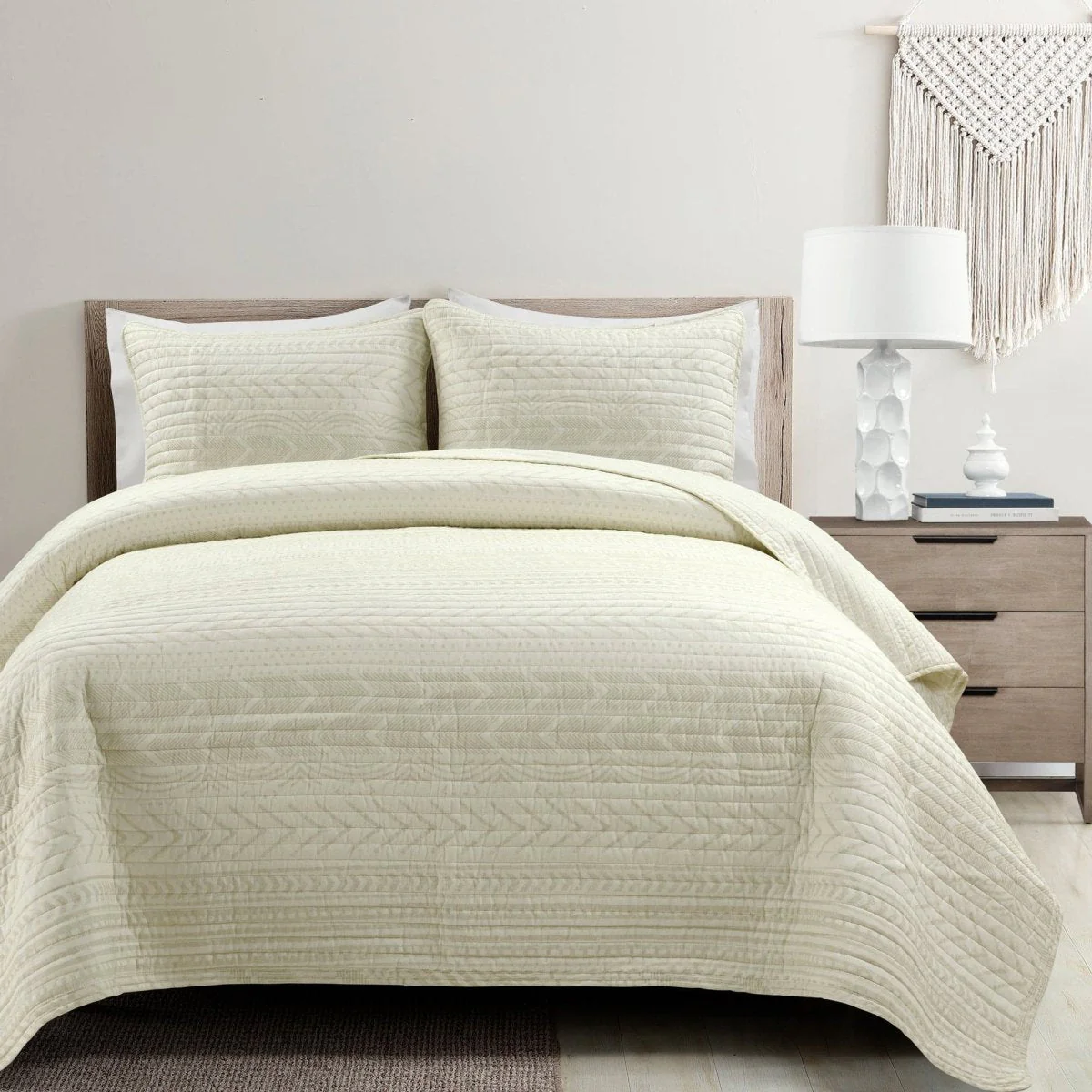 Hygge Geo Quilt 3 Piece Set - Image 31