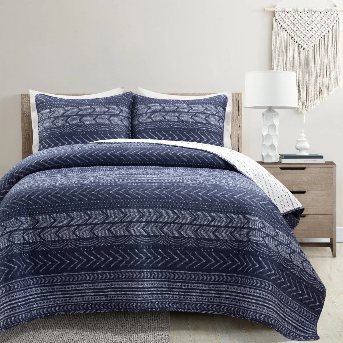 Hygge Geo Quilt 3 Piece Set - Image 43