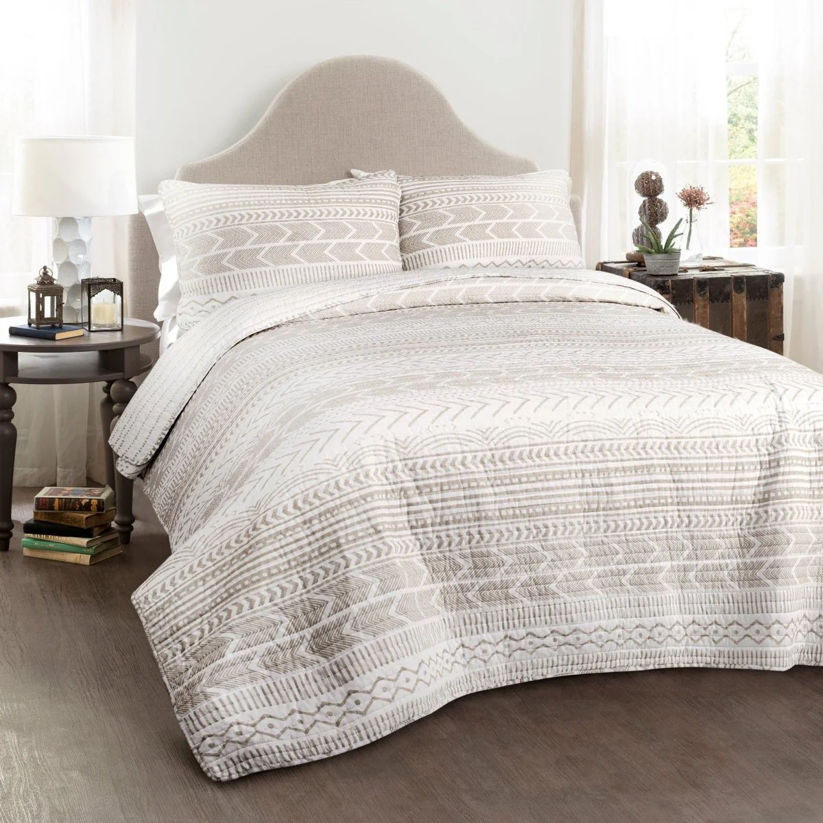 Hygge Geo Quilt 3 Piece Set - Image 5