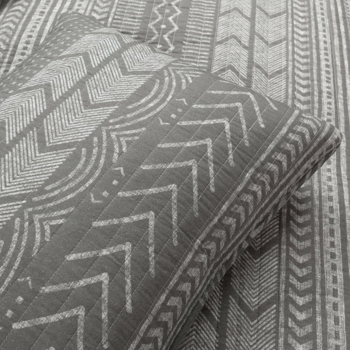 Hygge Geo Quilt 3 Piece Set - Image 54