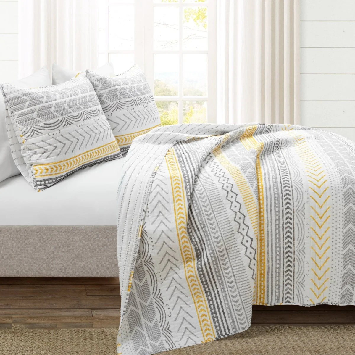Hygge Geo Quilt 3 Piece Set - Image 65