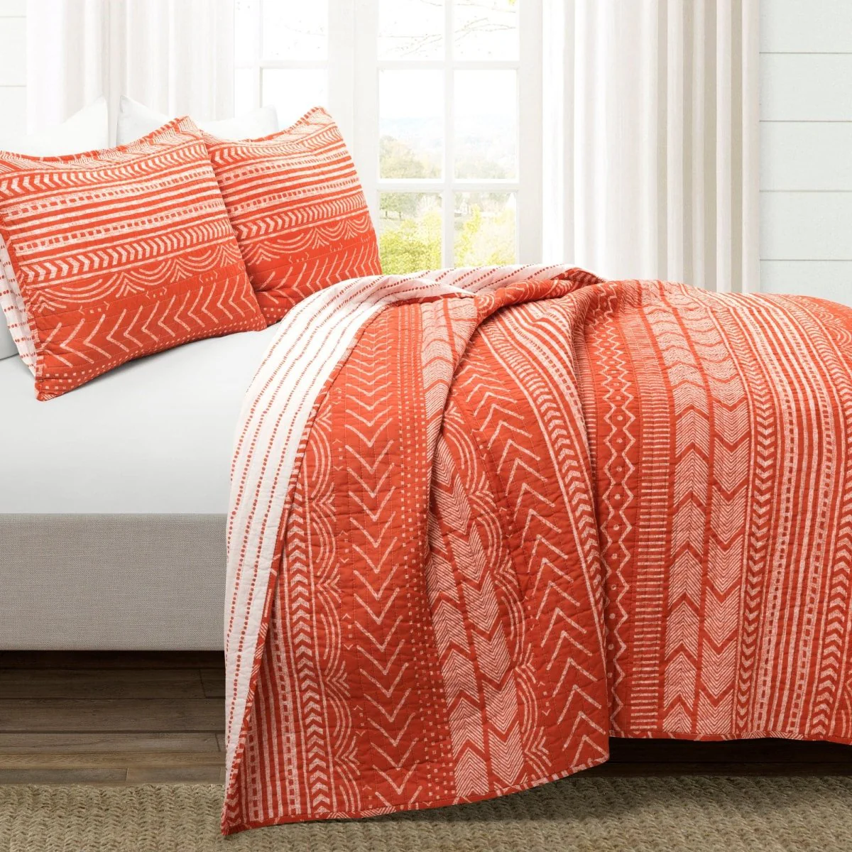 Hygge Geo Quilt 3 Piece Set - Image 72