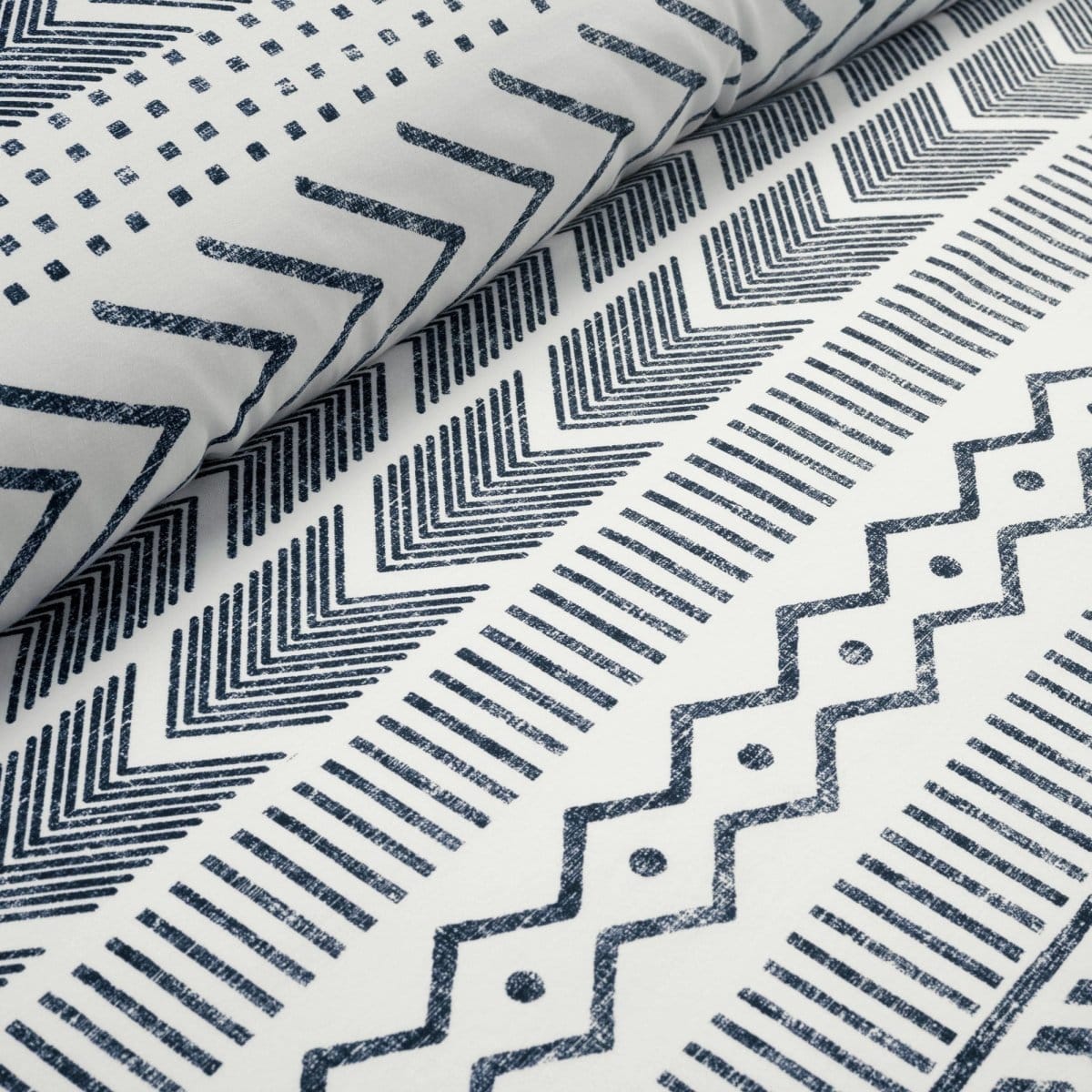 Hygge Geo Reversible Cotton Duvet Cover 3 Piece Set - Image 17