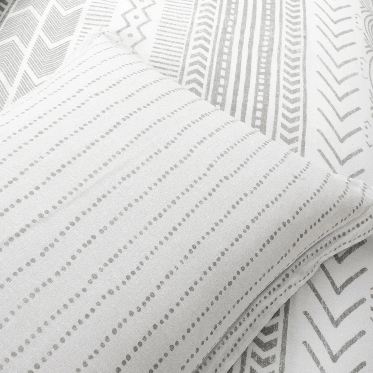 Hygge Geo Reversible Cotton Duvet Cover 3 Piece Set - Image 27