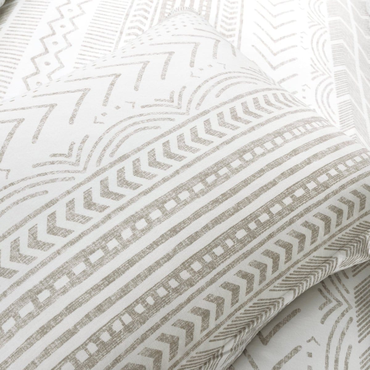 Hygge Geo Reversible Cotton Duvet Cover 3 Piece Set - Image 6