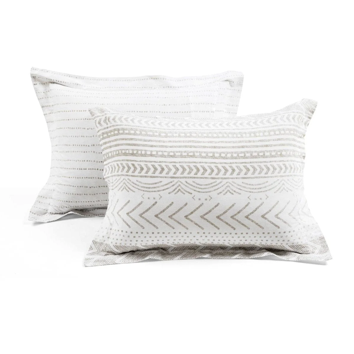 Hygge Geo Reversible Cotton Duvet Cover 3 Piece Set - Image 8