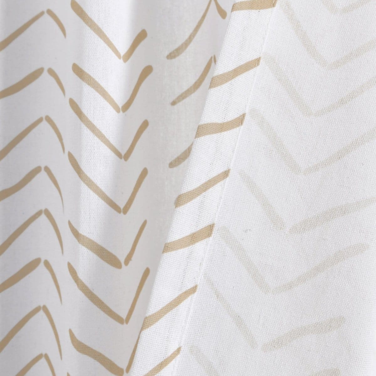 Hygge Modern Arrow Faux Linen Window Curtain Panel Set - Image 23